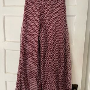 Anthropologie MAEVE organza wide leg pants NWT